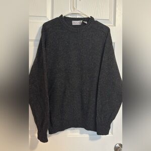 Classic Dark Gray Turtleneck Sweater